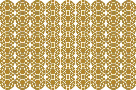 Polygon, rectangle, square shape, repeated objects pattern design. vector