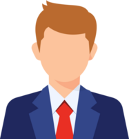 businessman avatar flat Icon. png