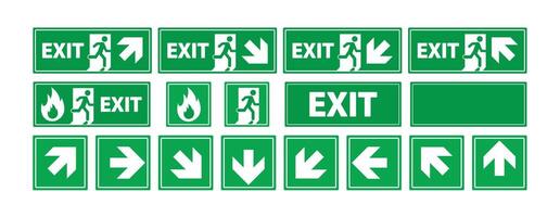 exit sign bulbs vector