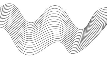 Abstract stripes wave line background. illustration vector