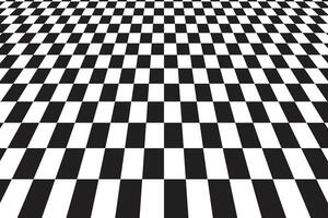 Black and white chessboard game background vector