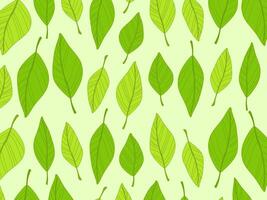Leaves for background vector