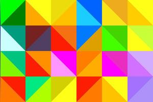 Abstract background of colorful triangle design vector