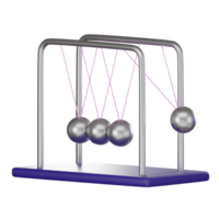 Swinging Knowledge, Pendulum in Education and Physics. 3D render png