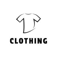 cloth logo design concept idea and simple vector