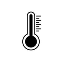 thermometer icon design isolated on white background vector