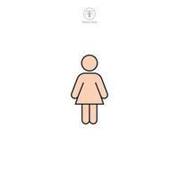 human people Icon theme symbol illustration isolated on white background vector