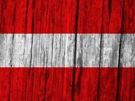 Austrian flag with texture photo