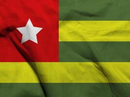 Togo flag with texture photo
