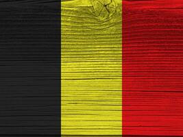 Belgium flag with texture photo