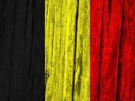 Belgium flag with texture photo