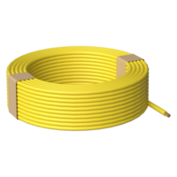 realistisch 3d draad of kabel renderen voor elektrisch ontwerp, bedrijf, enz. png