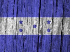 Honduras flag with texture photo