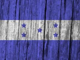 Honduras bandera con textura foto