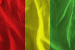 Guinea flag with texture photo