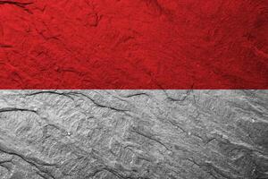 Indonesia bandera con textura foto