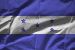 Honduras bandera con textura foto