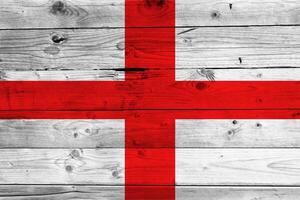 England flag with texture photo