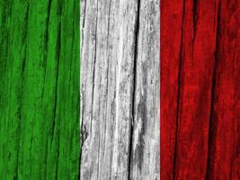 Italy flag with texture photo