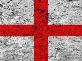 England flag with texture photo