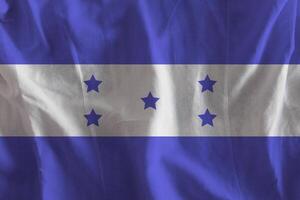 Honduras flag with texture photo