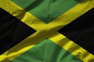 Jamaican flag with texture photo