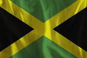 Jamaican flag with texture photo