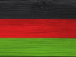 malawi bandera con textura foto