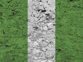 Nigeria flag with texture photo