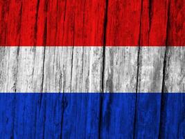 Holanda bandera con textura foto