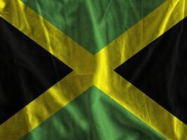 Jamaican flag with texture photo