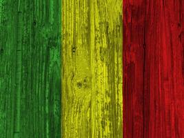 Mali flag with texture photo