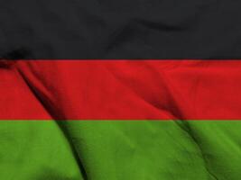 malawi bandera con textura foto