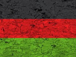 malawi bandera con textura foto