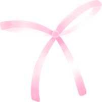 Cute coquette pink ribbon bow png