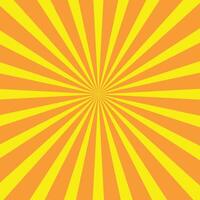 Sunburst retro radial background with sun ray. design vector