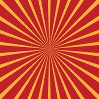 Sunburst retro radial background with sun ray. design vector