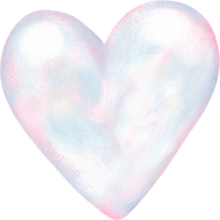 Heart shaped crystal png