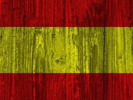 Spain flag with texture photo