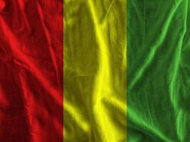 Guinea flag with texture photo