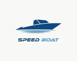 Abstract boat logo icon design template. vector