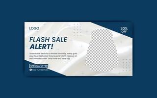 Web banner design template. vector