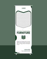 Web banner design template. vector