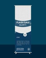 Web banner design template. vector