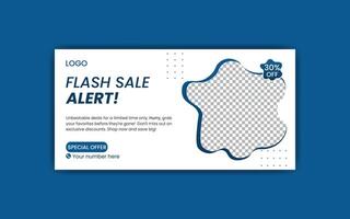 Web banner design template, vactor file. vector