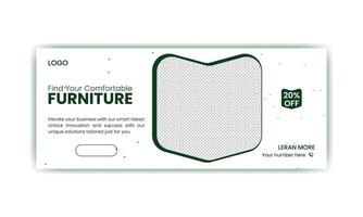 Web banner design template. vector