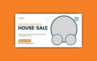 Web banner design template. vector