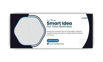 Web banner design template. vector