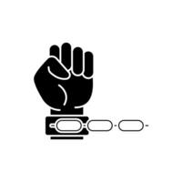 arrest concept line icon. Simple element illustration. arrest concept outline symbol design. vector