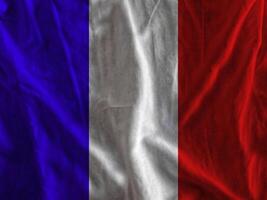 France flag with texture photo